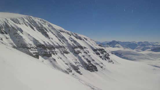 Looking back towards Andromeda's south face