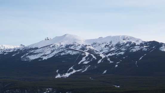 Whitehorn Mountain across Bow Valley