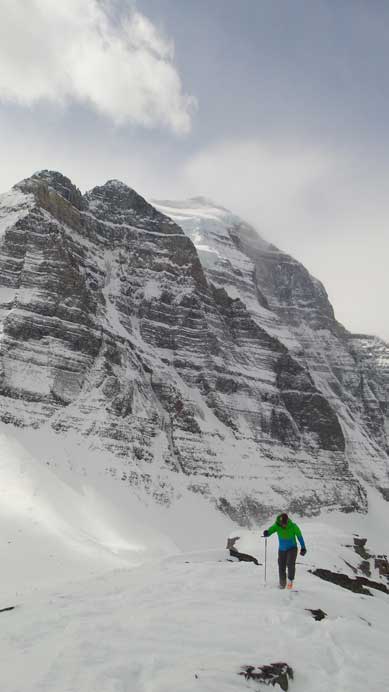 Vern approaching the summit
