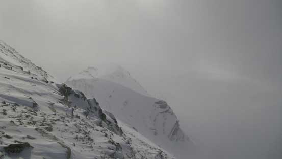 Higher up, we could see the true summit ahead