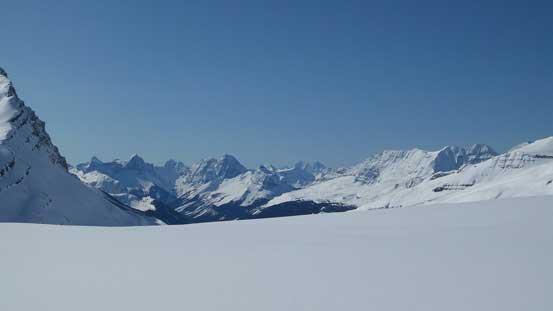Great views of Yoho's giants. Goodsirs in the distance.