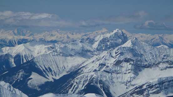 Impressive Mt. Laussedat, with Mt. Sir Sandford behind