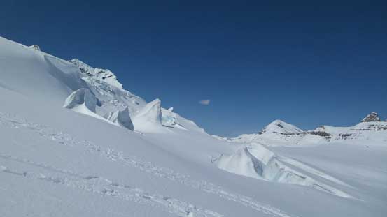 Impressive serac country