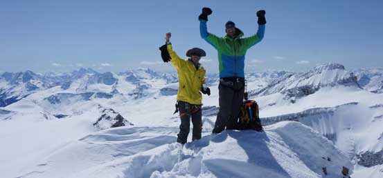 Vern and I on the summit