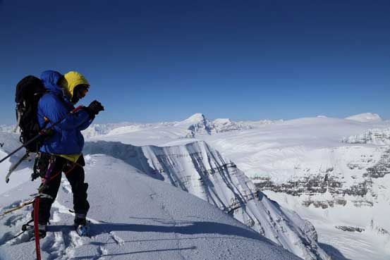Me on the summit of my 10th 11,000er, soaking in the views. Photo by Ben N