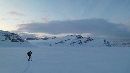 Vern taking in the views.