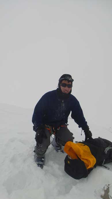 Me on the summit of Ayesha Peak