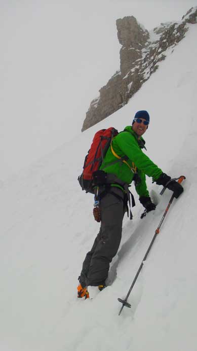 This photo shows the angle of the slope...