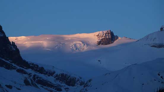 Alpenglow on Mt. Rhondda