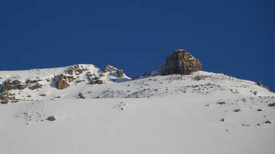 A zoom-in of Peyto's summit nipple.
