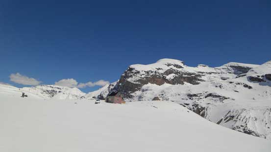 At the research station now. Part of Mt. Jimmy Simpson behind