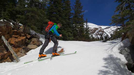 Almost back to the road.