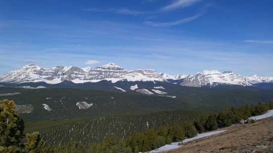 Cresting the ridge, what a view.