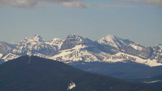 Tornado Mountain and Beehive Mountain