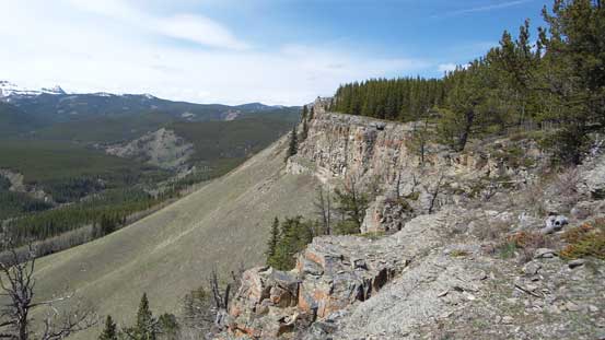 Cresting the ridge, looking ahead