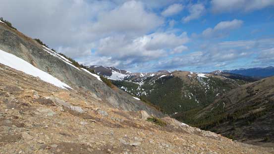 The rock band that guards the summit