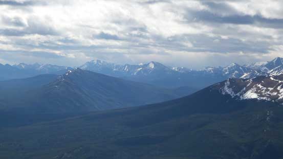 Hayden Ridge in foreground, left of center