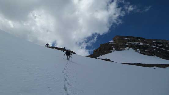 Descending from Cirrus/Coleman col