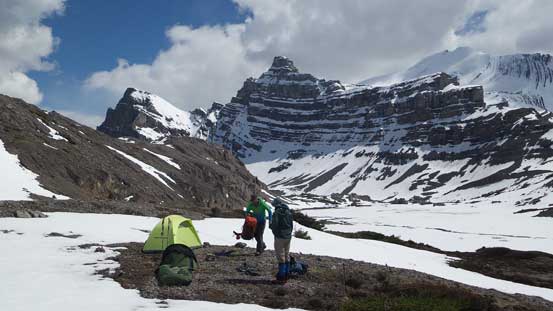 Here's our camp site