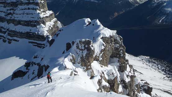 Looking back at Vern taking photos. Can you spot Eric on the ridge?