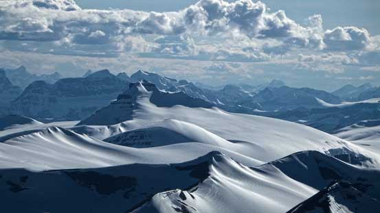 I had great memories from the snowshoe ascent of Castleguard Mountain