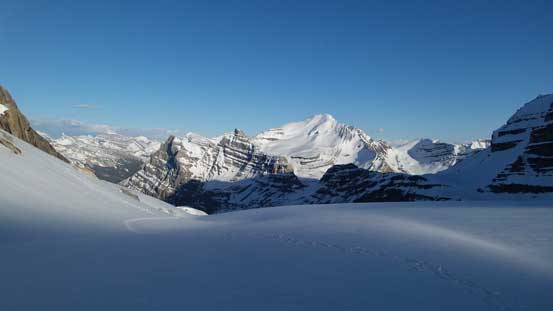 On Huntington Glacier, looking towards Coleman