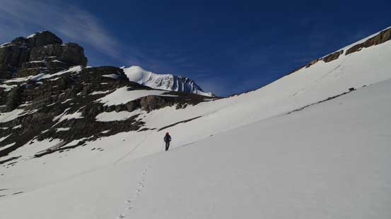 Slogging back up Cirrus/Coleman pass
