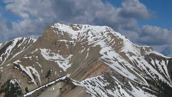 This peak immediately down the ridge is also unnamed