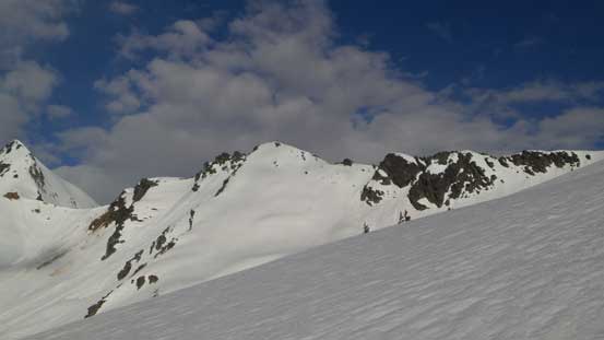 A view of Video Peak. Looks like a fun snow ascent, but not a prominent summit at all..