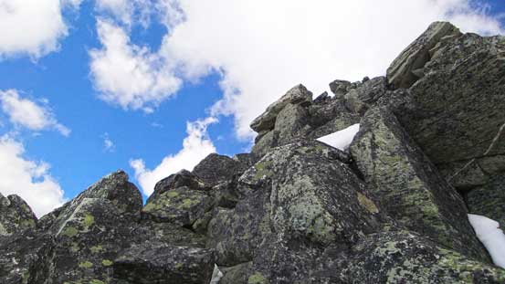 Scrambling blocky terrain