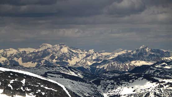 Mt. Mummery and Mt. Laussedat in the Rockies