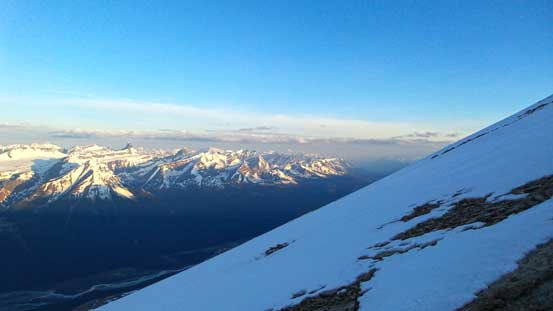 The northern end of Sir Winston Churchill Range