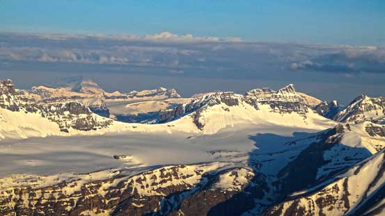 Mt. GEC and Gong Glacier on Sir Winston Churchill Range