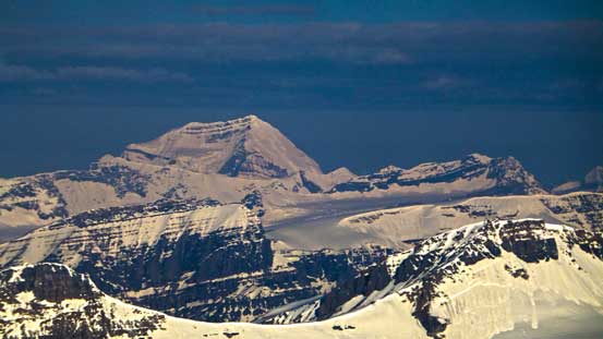 Mt. Clemenceau is the 4th highest in Canadian Rockies. Ben and Liam bagged it this spring.