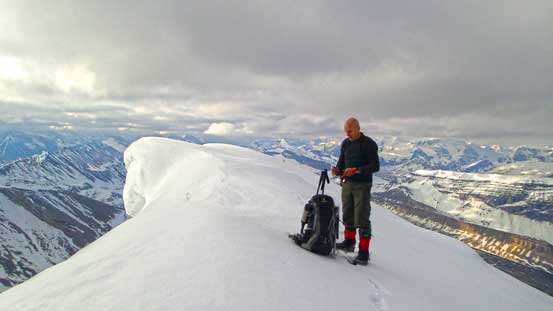 Doug on the summit
