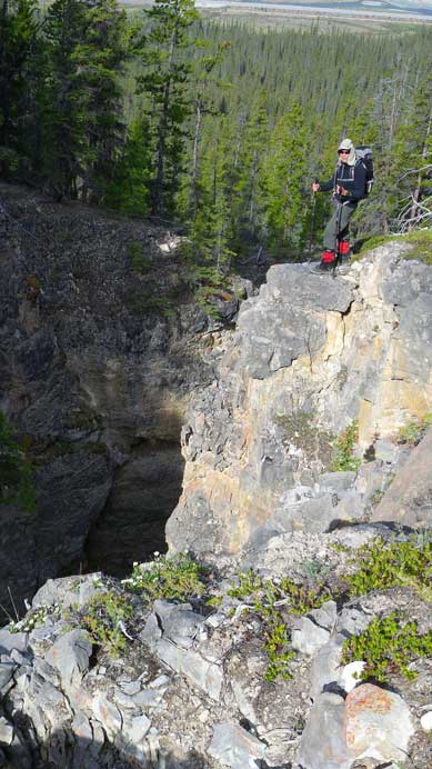 Doug checking out the canyon