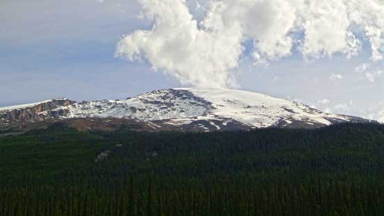 Looking back from highway. The view is very foreshortening 