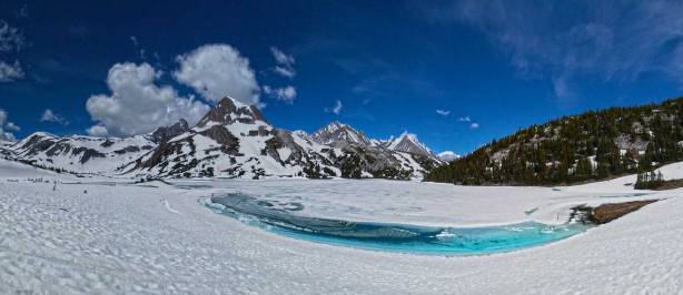 Panorama of Aster Lake. Click to view large size.