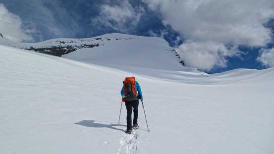 Vern leading towards our objective