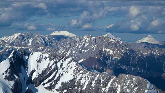 Cornwall, Outlaw and Banded Peak, part of the Elbow 4-Peak Traverse