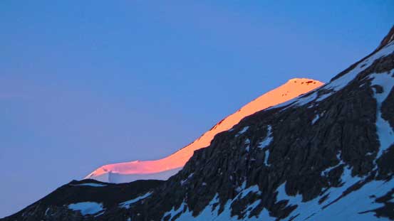 Alpenglow on Mount Joffre