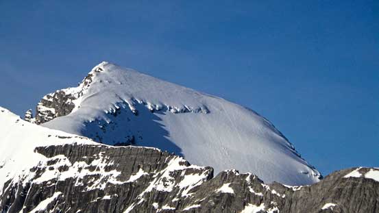 If looking closely you can see our tracks from the day before