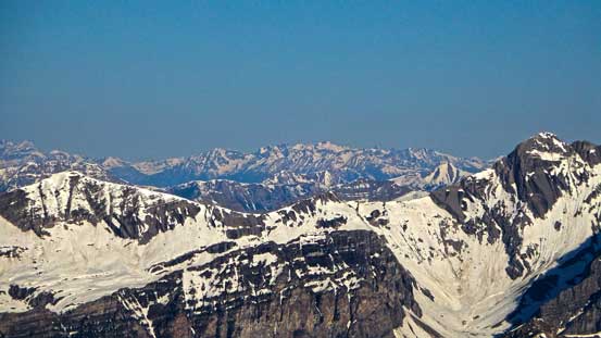 In the distance we could see peaks in the Purcells