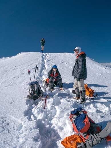 Another group shot on the summit. Photo by Vern