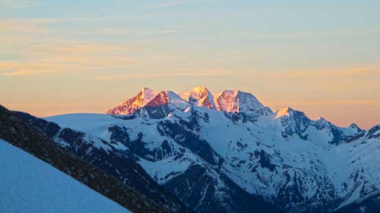 Alpenglow on Mt. Dawson