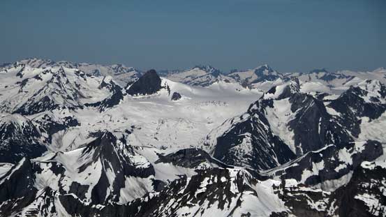 Fang Rock and the surrounding glacier