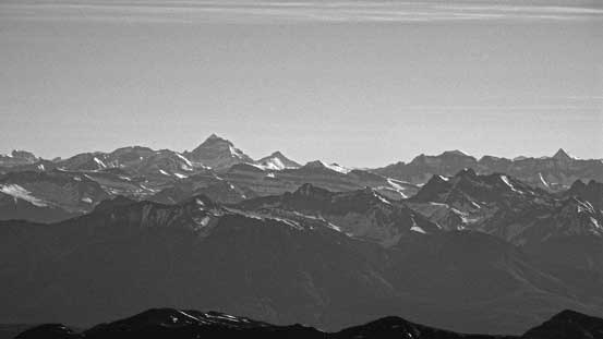 Mt. Forbes is the big one; Mt. Freshfield on the far right