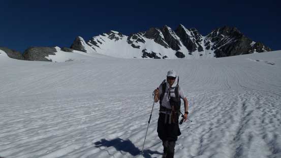 Ben on Swiss Glacier