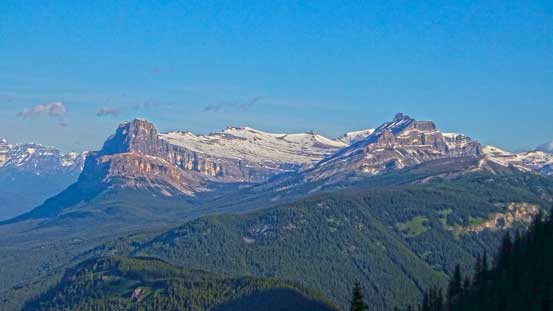 Nice view of Castle Mountain massive