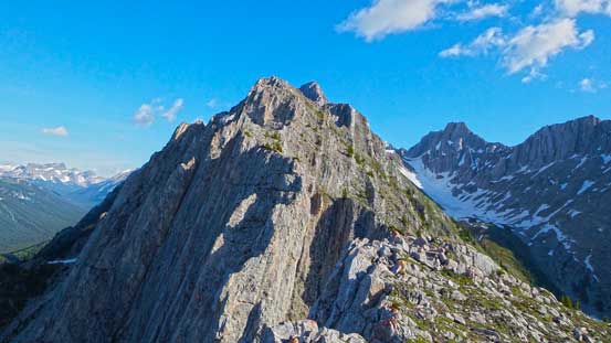 Once on the ridge again, looking ahead